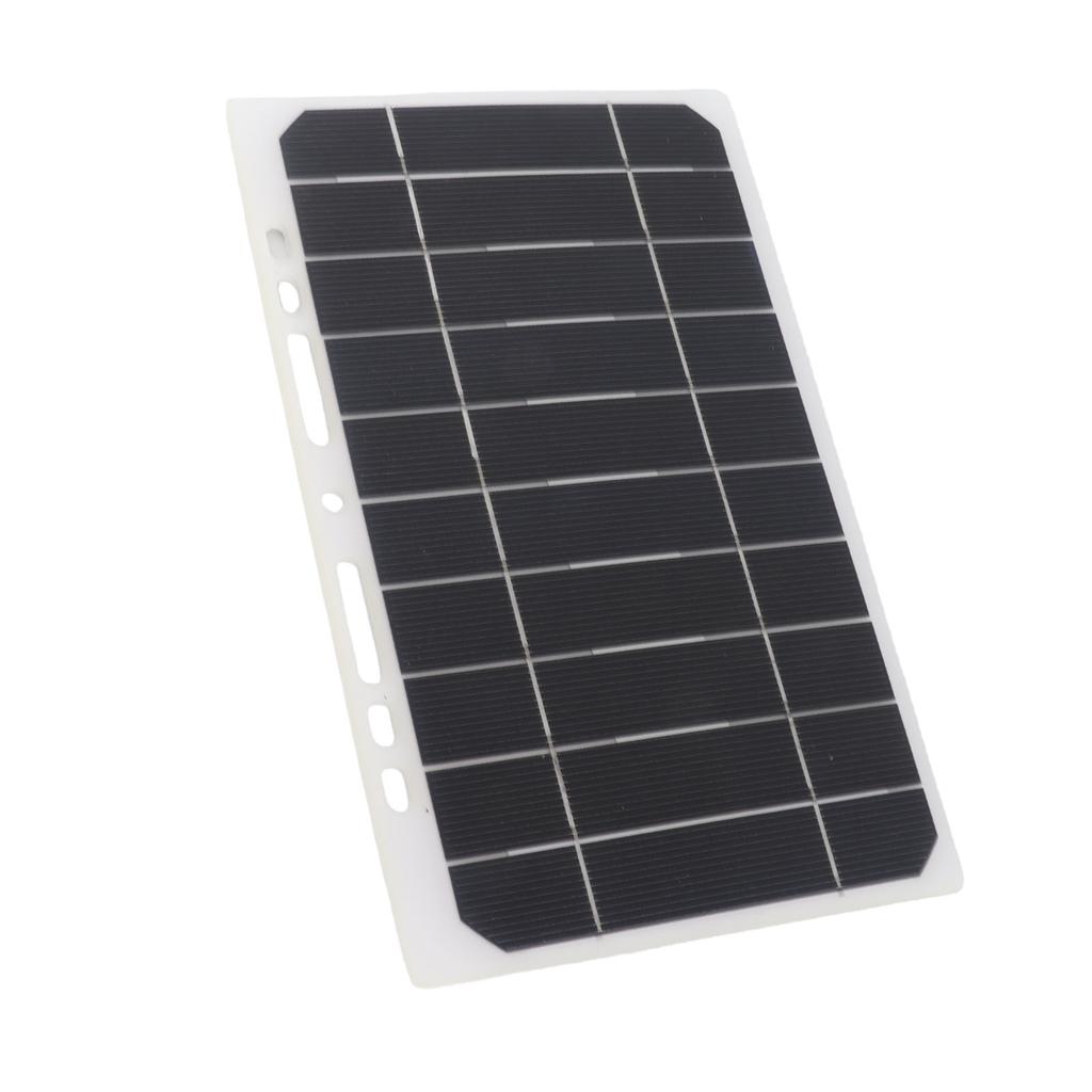 Solarpanel, 10W 5V 2A Monokristallines Silizium Solarbetriebenes Panel für Smartphones, Tablets, Kameras, Solar für Camping Wandern Outdoor Wohnmobilreise