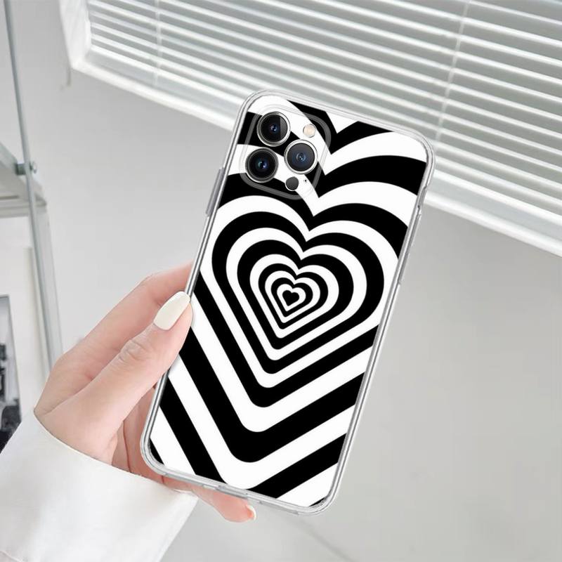 

Черно-белый чехол для телефона с текстурой далматинской коровы и зебры, мягкий силиконовый чехол для iphone 14 13 12 11 Pro Mini XS MAX 8 7 6 Plus X XS XR iphone 6 or 6s