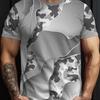 Camouflage Print Men's Tshirt Casual Comfortable Streetwear 3D Summer Outdoor Short Sleeve Crew Neck Sports Top Training T-shirt