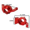 Metal Front & Rear Steering Knuckles Carrier Steering Hub Carriers Upgrade Parts for Tamiya TT-02B TT02B 1/10 RC Drift Car