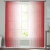 Red And White Gradient Window Tulle Curtains for Living Room Bedroom Hotel Luxury Decoration Sheer Curtains