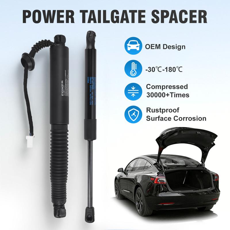 1 Pair Car Rear Left Right Electric Tailgate Liftgate Trunk Support Strut 1551488-99-B, 1551489-00-B For Tesla Model 3 2021-2023