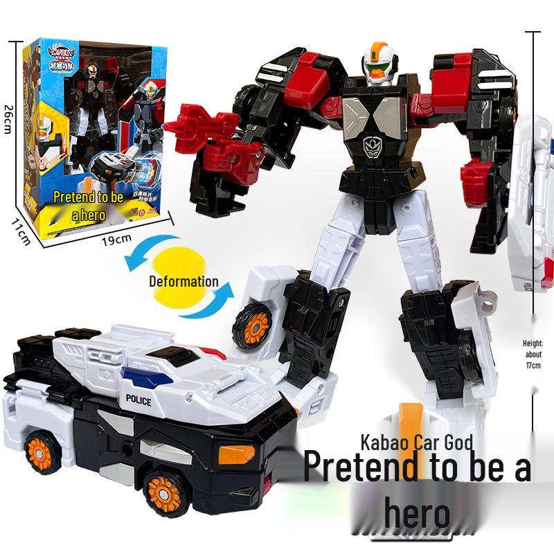 Kabo Car God: Rescue League Transformer Firefighting & Medical Robot Toy Set for Boys