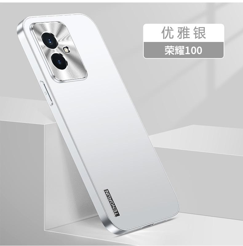 

Матовая металлическая краска подходит для чехла для мобильного телефона Honor 100, защитный чехол Creative Magic5 с металлическими линзами x40 Anti-Drop 90 nova12pro серебро белый