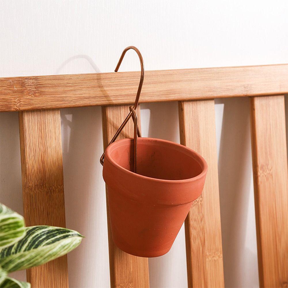 Stainless steel Terracotta Pots Hangers Garden Supplies Wall Clay Pot Pendant Flower Rack