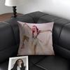 N-Nicki Minajj Singer Cushion Cover Natural Linen Organic Fabric Double-Sided Printing Sofa Home Decor Gift Pillow Case