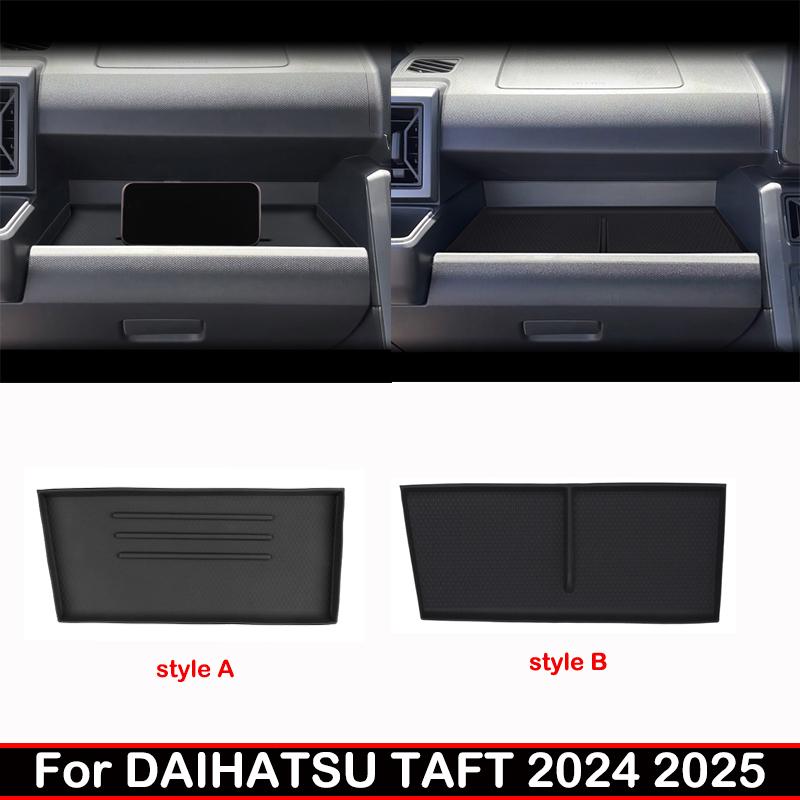 For DAIHATSU TAFT 2024 2025 silicone Passenger tray phone holder anti collision knock anti noise waterproof dustproof pad