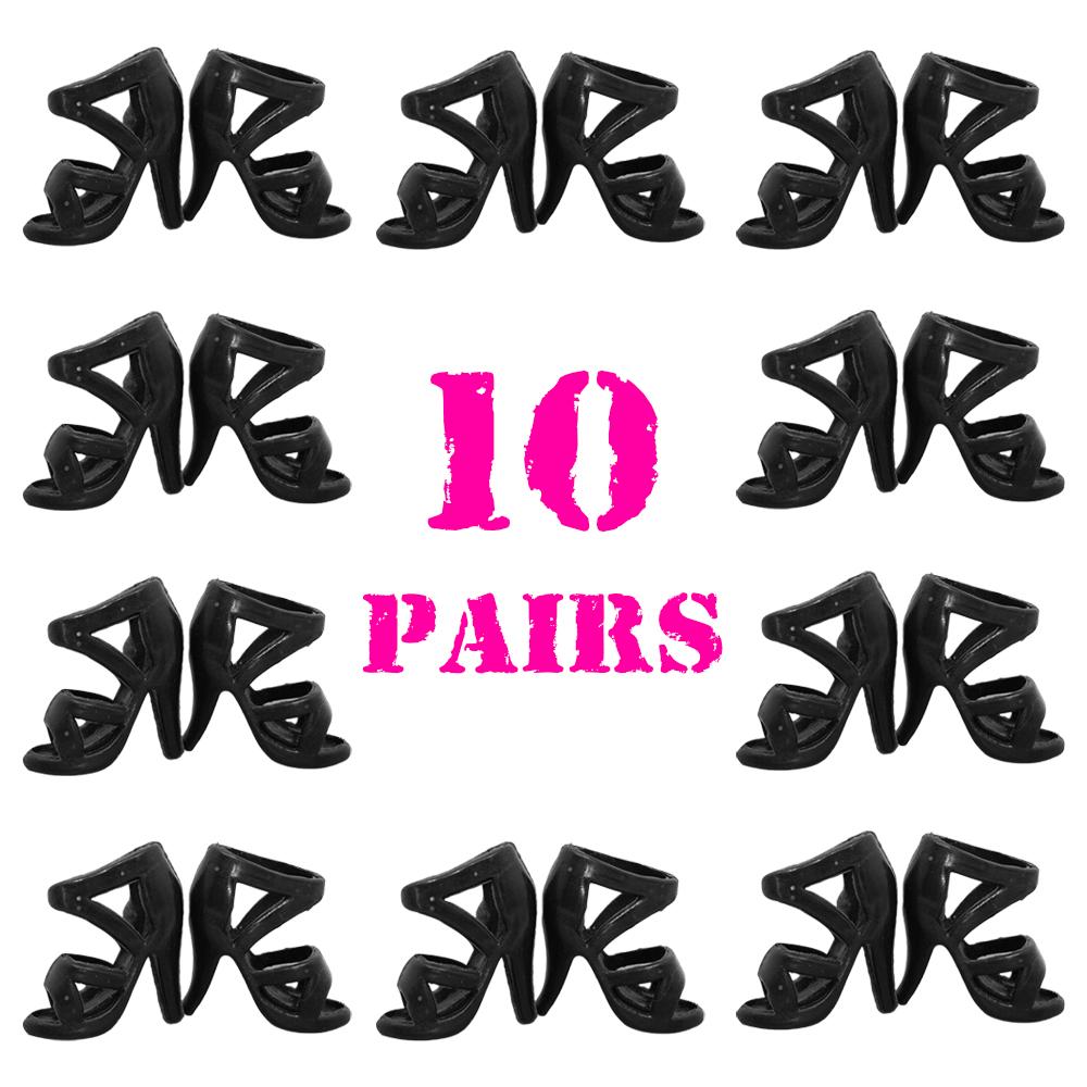 10 Pairs Fashion Doll Shoes 29CM Doll Sneakers Sports Shoes 11.5 Inch Doll Boots 1/6 Dolls Accessories 1/6 Doll DIY Toys GiftJJ