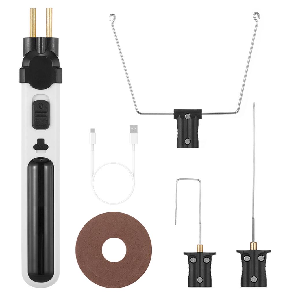 Portable Cordless Foam Cutter Hot Wire Foam Cutter Pen Styrofoam Cutting Tools Kit Electronic Soldering Kit Multifunctional Engraving Pen 5 Seconds He