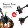 1Pcs Kitchen Meat Chopper Ground Beef Masher Mixing Grinding and Pounding Spatula Meat Scraper for Mincing Meat Kitchen Gadgets
