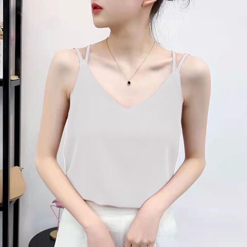Women's Slim V-Neck Sleeveless Suit Vest - Plus Size Spring/Autumn Outerwear Camisole