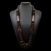 Anhänger Vintage Statement Perlen Kette Handgemacht Holz Halskette Choker Langes Holzschmuck Party Geschenke Bohemian Collier