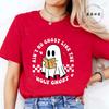 Funny Christian Shirt Gift for ChristianCute Ghost with Bible TShirtsRetro Christian Apparel Tops Tees Short Sleeve Clothing