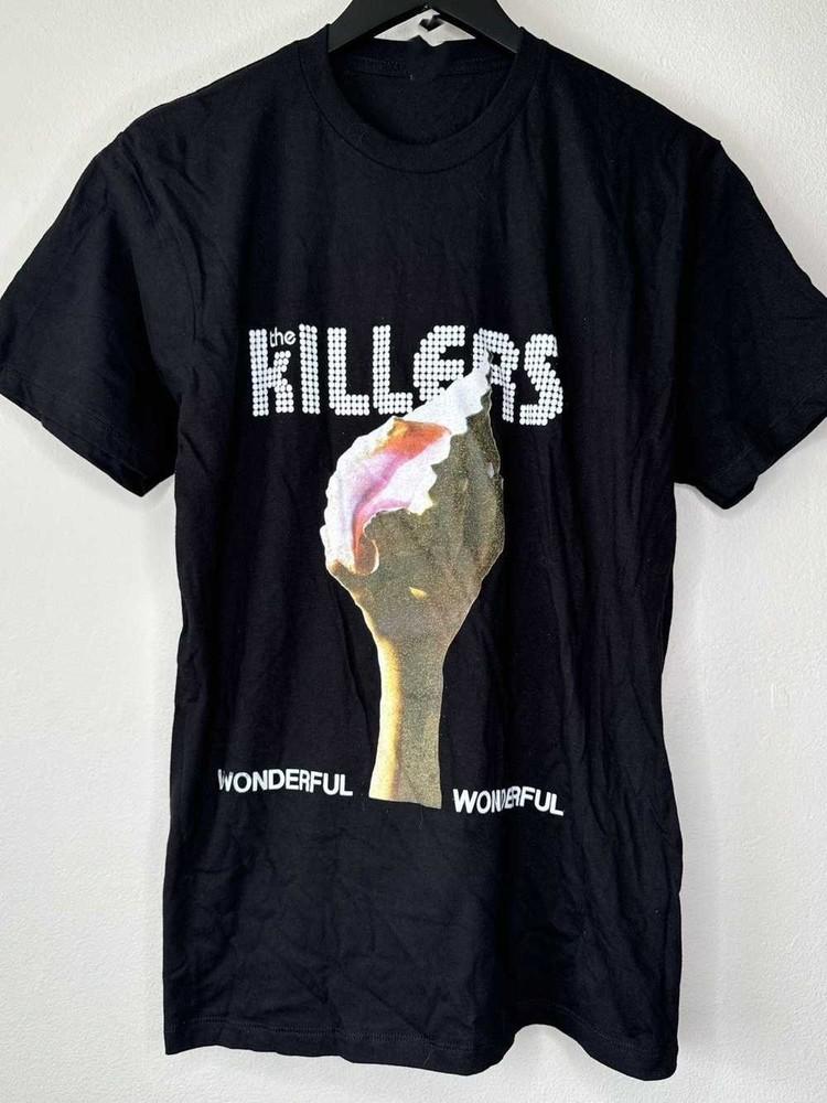 The Killers Band BLack Cotton All size S5XL TShirt SN62 Unisex T-Shirt S