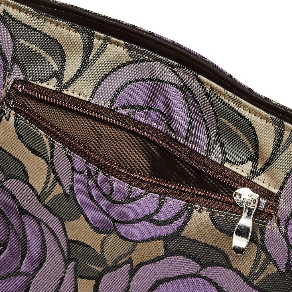 Bianco-Shoulder Pochette, Women's, Beige and Purple