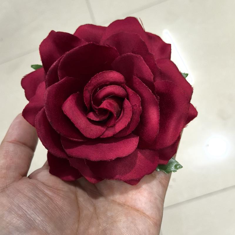 Bohemian Rose Lace Hair Clip and Brooch - Artificial Flower Accessory