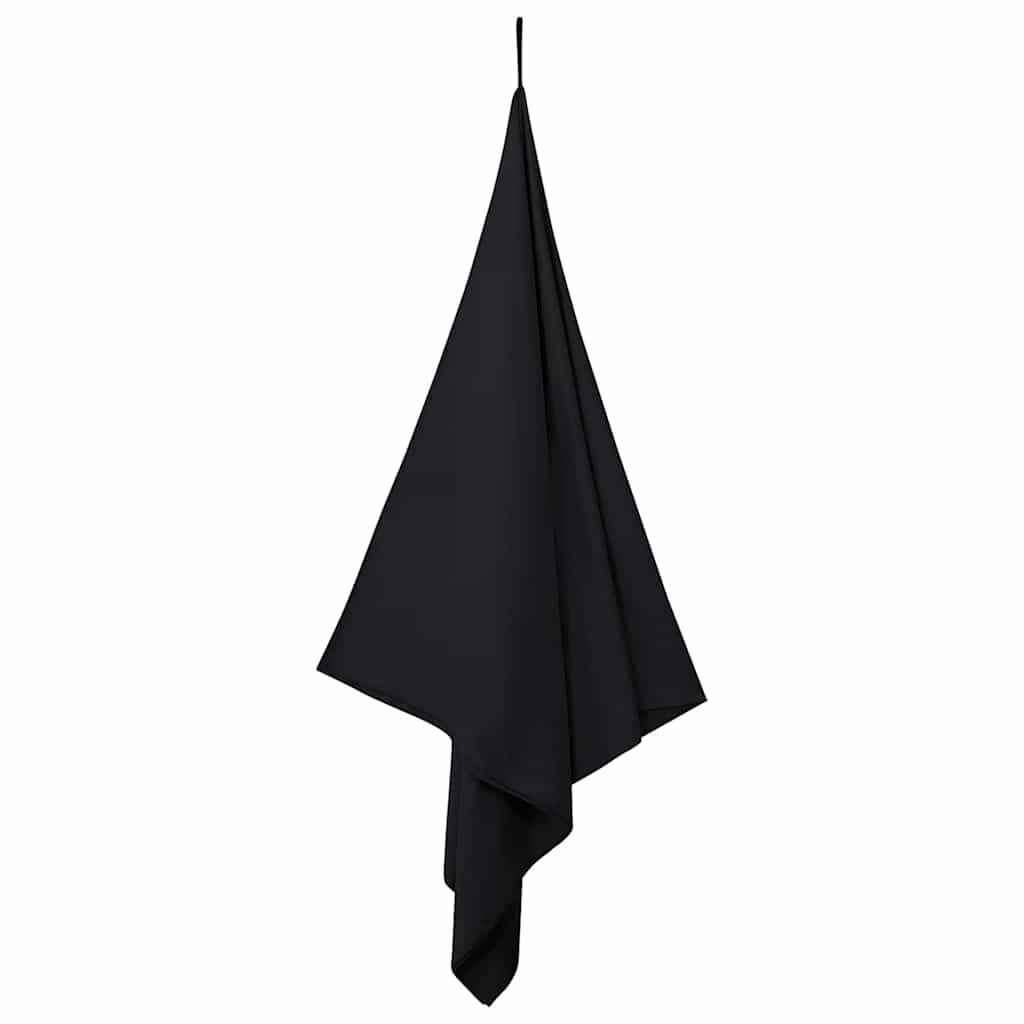 Sports Towels 2 Pcs Black 200 X 100 Cm