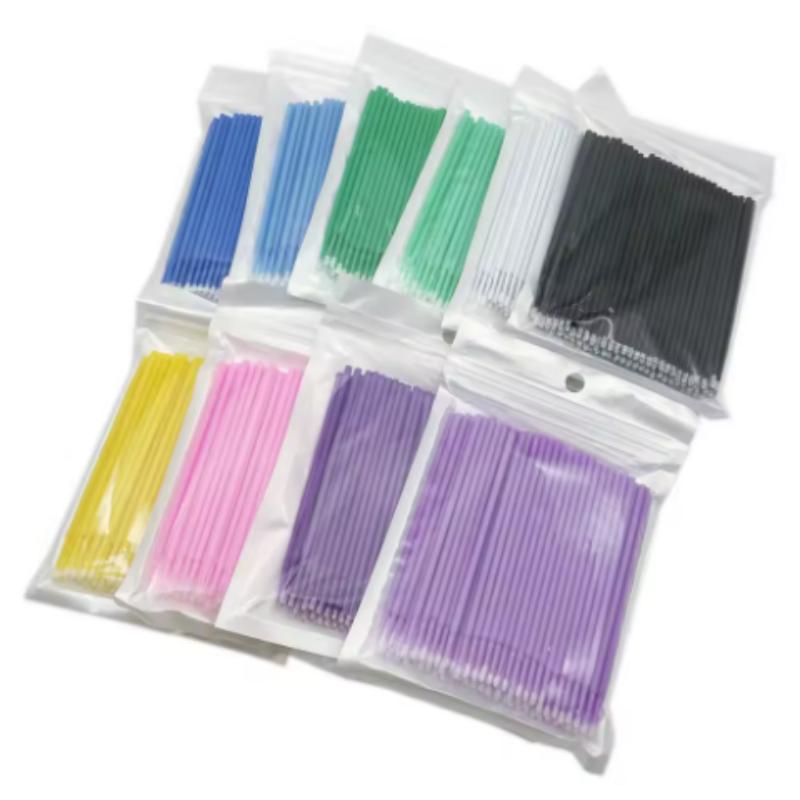 Cotton Swab Makeup False Eyelashes Individual Lashes Mascara Applicators Brush Lash Extension Clean Remover Tools