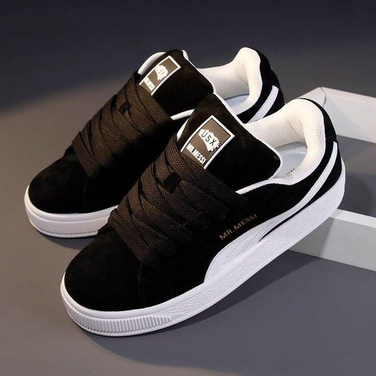 Spring and Summer New Board Shoes Women's Retro Casual Sports Shoes Platform Soles Student Ins Trendy Bread Shoes