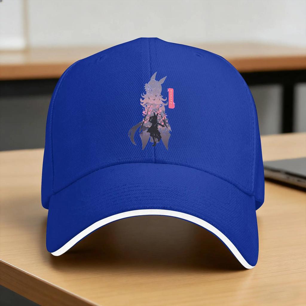 Rice Shower Baseball Cap Uma Musume Fashion Unisex Unisex Hip Hop Hats Sun Visor Print Outdoor Gym Baseball Caps Gift Idea