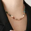 Exclusive, Low-key, Luxurious, Retro Beaded Necklace for Women, Collar Chain, Neck Chain, Gift