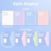 New Loose Leaf A4 File Folder Detachable Transparent Data Book Students Stationery Exam Paper Storage Bag Back To School Gift