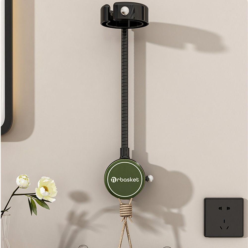 Wall Mount Hairdryer Stand Angle Adjustable Hairdryer Shelf Hair Dryer Organizer  Bathroom Storage