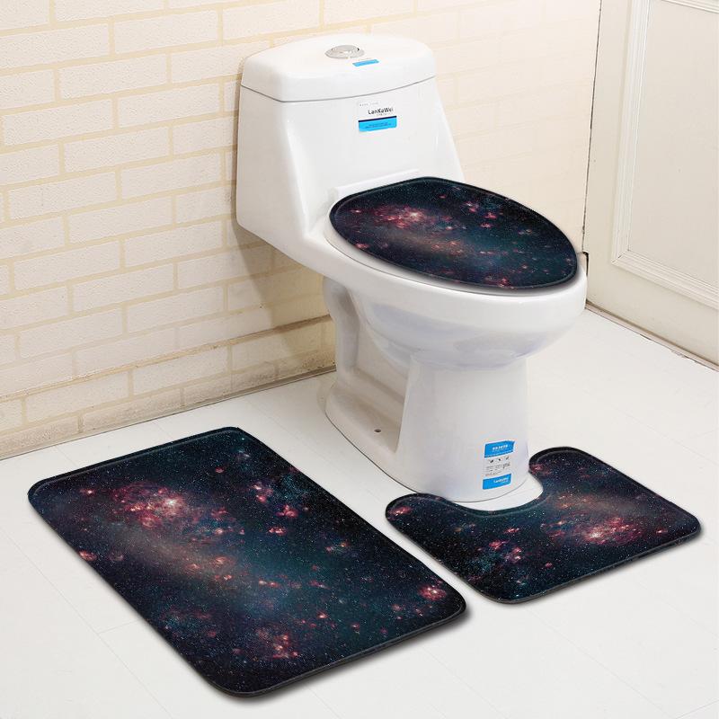 Star Series Floor Mat Three-Piece Bathroom 3-Piece Carpet Doormat