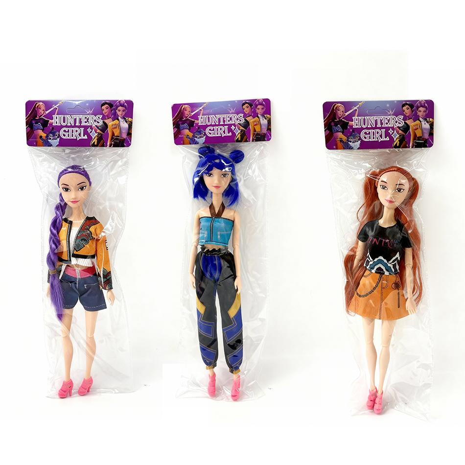 30cm K-Pop Demon Hunters Anime Kpop Girl Group Cartoon Rumi Zoey Mira Action Figures Vinyl Figurines Model Dolls Girls Xmas Gift
