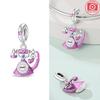 Clock Charm Bead Components Copper Metal Tailor Sewing Machine Telephone Alarm Pendant Bead Components Compatible With Authentic Original Bracelets