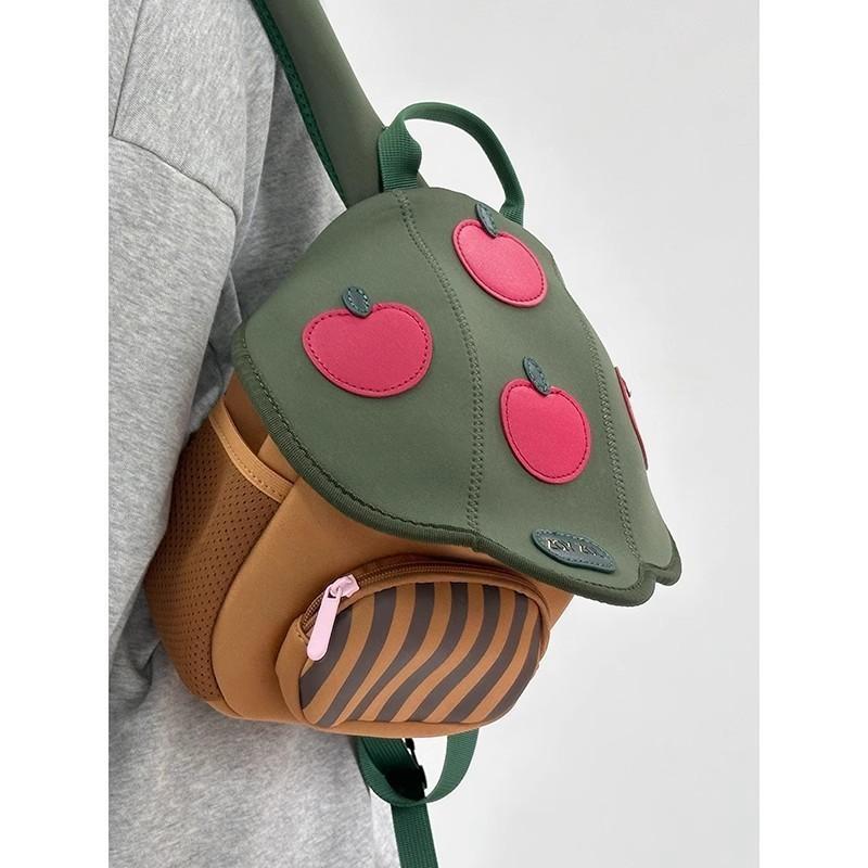 2024 Nový design Mini roztomilý houbový batoh s pokročilým smyslem Oblíbený roztomilý dětský batoh řady Treasure s velkou kapacitou, vodotěsný