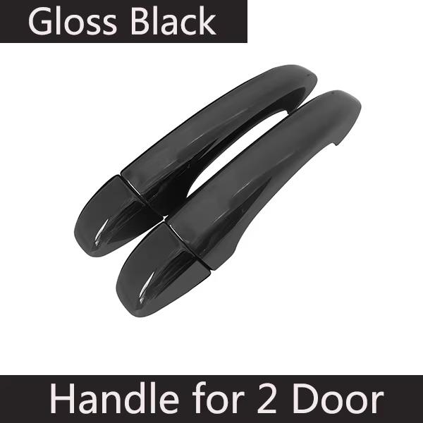 Door Handle Cover For Renault Arkana ~2024 Samsung XM3 Gloss Black Exterior Handles Cover Car Accessories Stickers