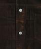 Musinsa Standard Faded 8W Corduroy Trucker Jacket [Dark Brown]
