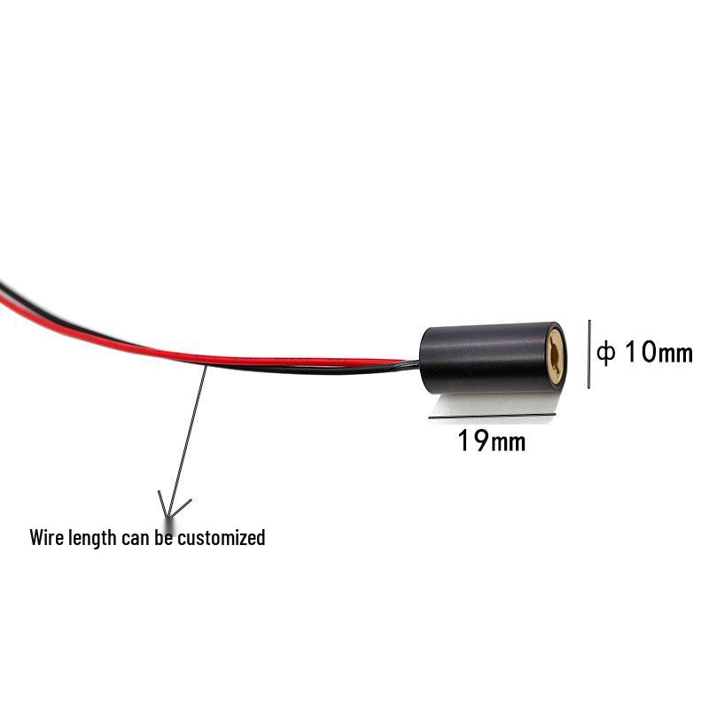 10x19mm 650nm 0.4mW Internal Focus Red Laser Module Available for Order