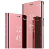 Case - Xiaomi - Redmi 9A - Mirror Case - Shockproof - Transparent - Rose Gold