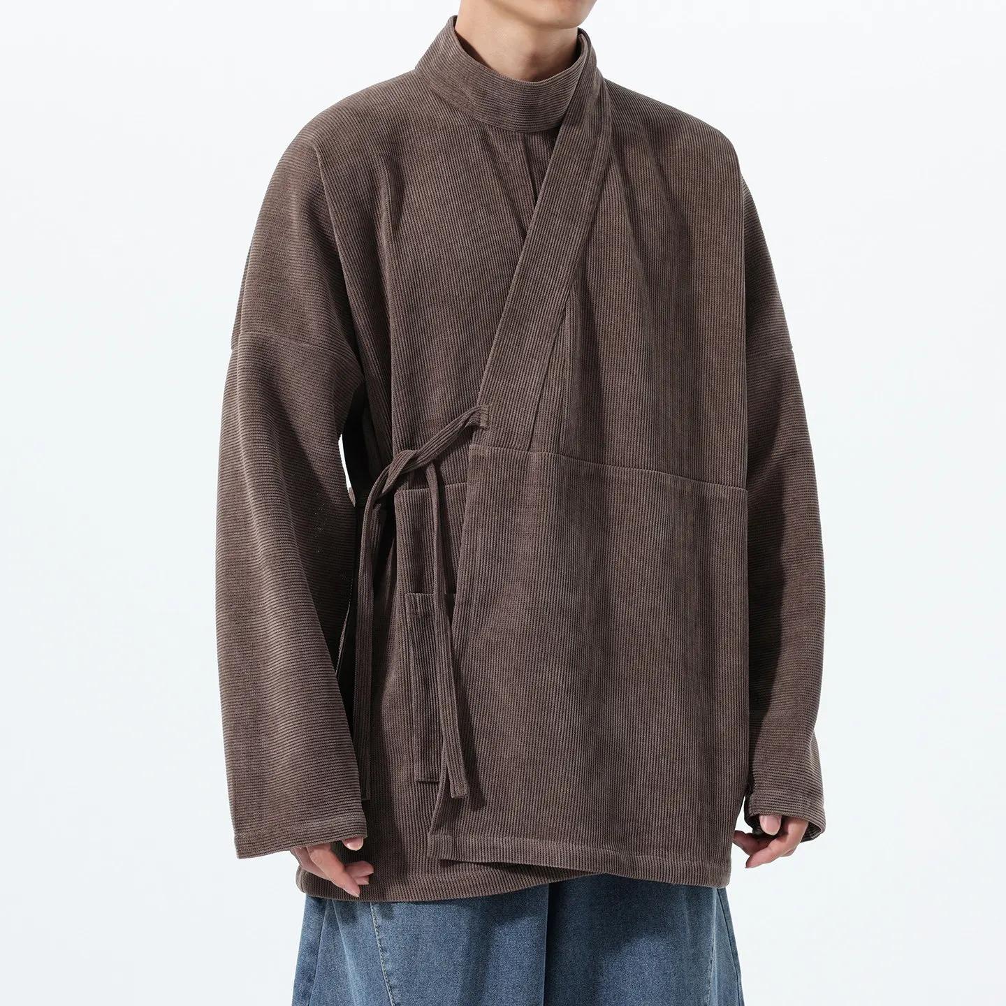 Rudens Tradicionāls Ķīniešu Hanfu Vīriešu Ilgām