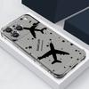 Airplane Snow Mountain Landscape Pattern Case For iPhone 17 Pro Max Coque iPhone 16 15 14 13 Pro Max 11 Shockproof Clear Soft Silicone Cover