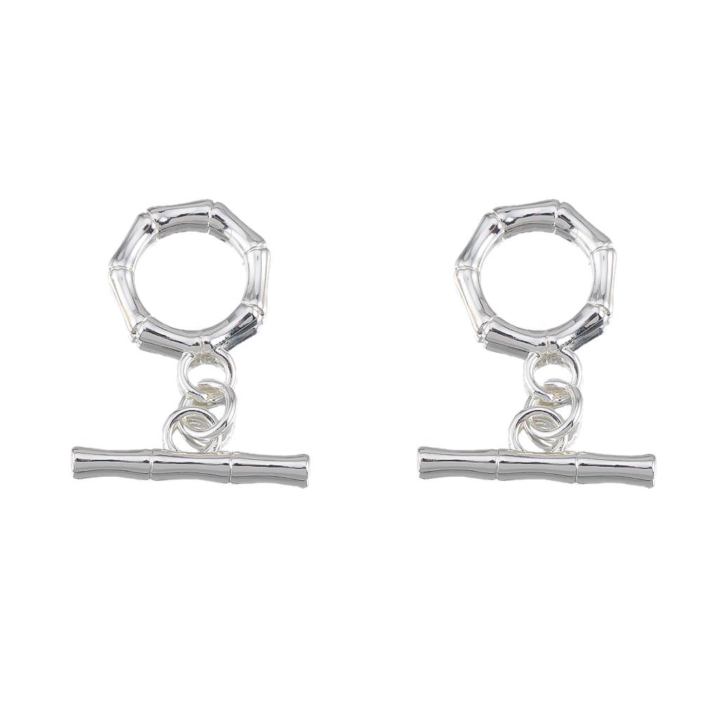 

Jewelry Connector Clasps Pearl Bracelet Necklace Beads End Caps Fastener Clasps 18K Gold Plated DIY Handmade Jewelry Accessories 1 Piece