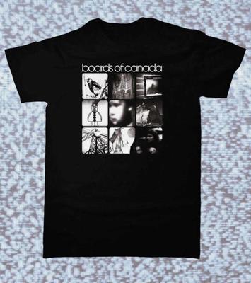 Vtg Boards Of Canada Band Heavy Cotton Black Unisex Full Size Shirt