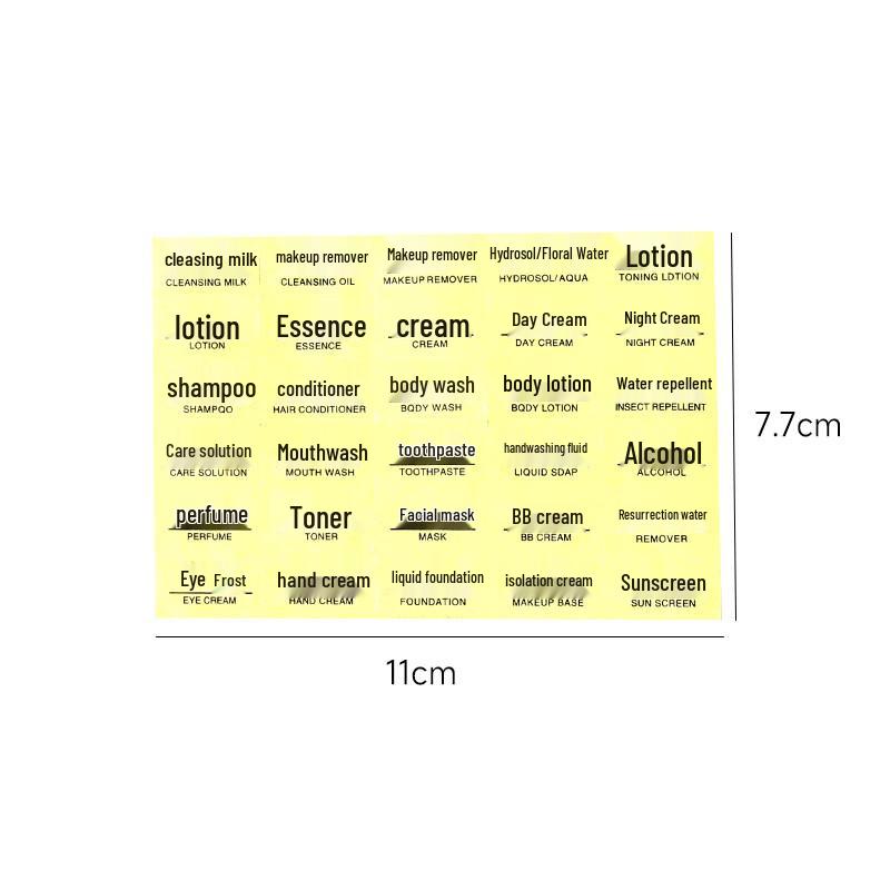 Xinkai Travel Cosmetic Dispensing Pouches (10-Pack) Set