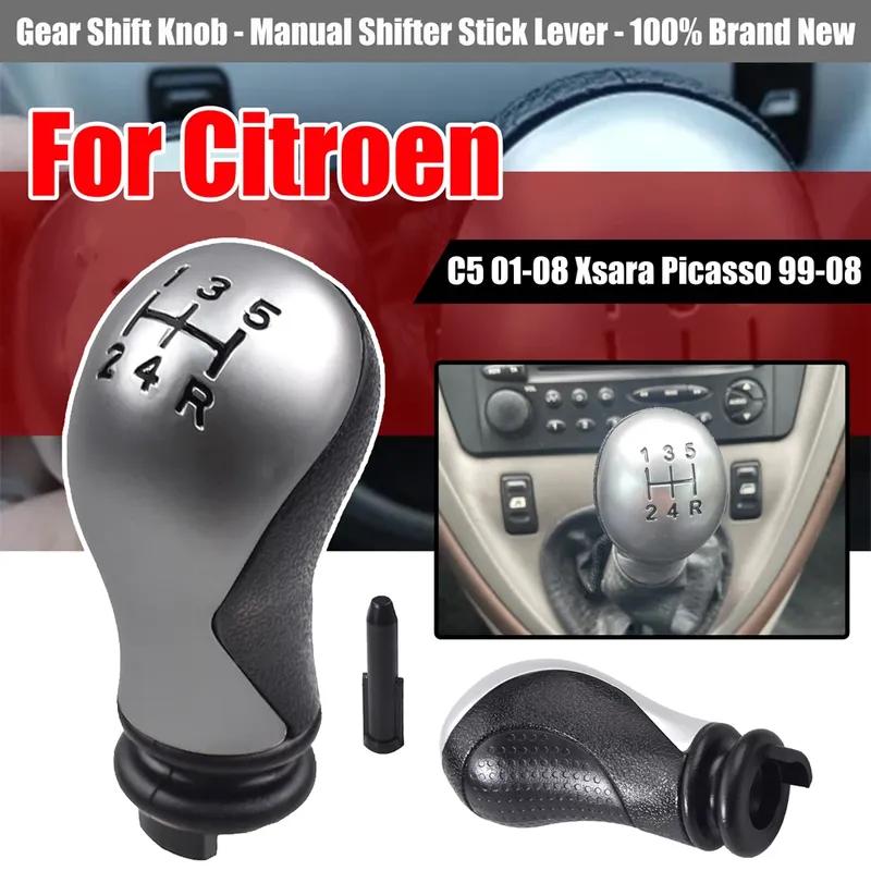 Car Styling Gear Shift Knob Lever Shifter Head For Citroen C5 2001-2008 Xsara Picasso 1999-2008 Car Accessories