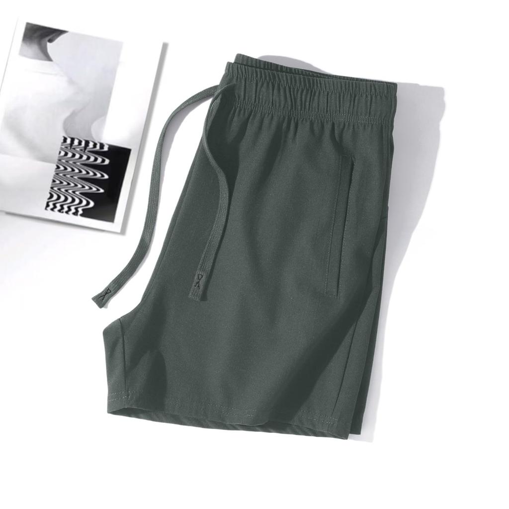 Shorts de plage décontractés d'été pour femmes, amples, respirants, haute élasticité, soie glacée, séchage rapide