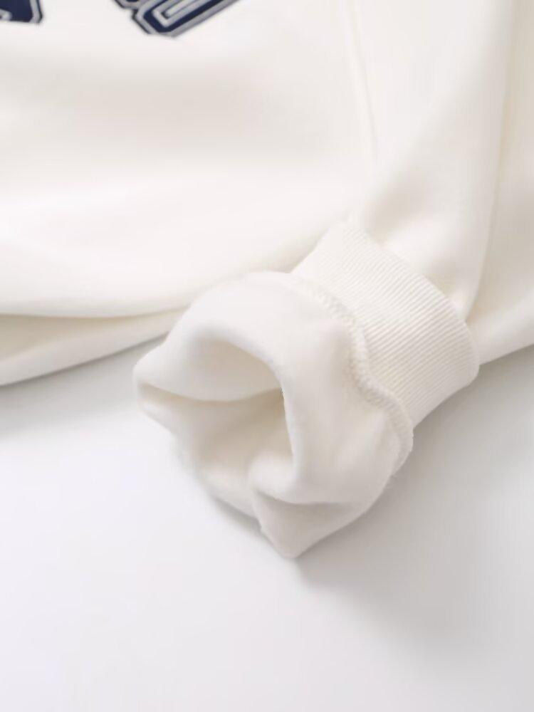 2024 Autumn Women's College Style European & American Fashion Sweatshirt and Casual Pants Set