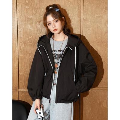 ET BOITE Women's Casual Hooded Jacket