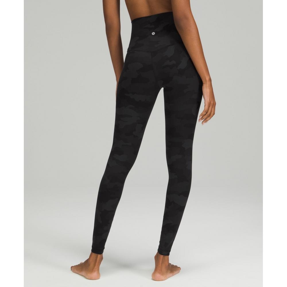 Lululemon Align  Super High Rise Pant 28  Heritage 365 Camo Deep Coal Multi