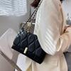 Spring Fashion Small Square Bags for Women  Soft Leather Flap Design One Shoulder Bag Lady Commuter Handbags Purses