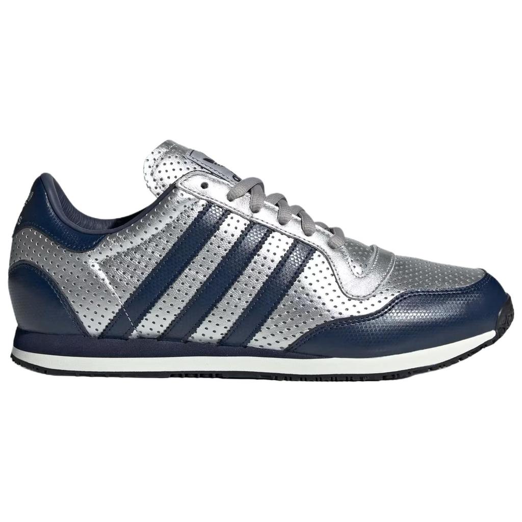 Adidas Galaxy OG Silver Metallic Night Indigo Unisex Sneakers Off-White JR1614