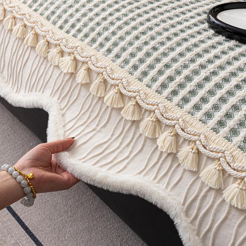 2026 French Luxury All-Season Thickened Non-Slip Cat-Resistant Sofa Seat Cushion Cover