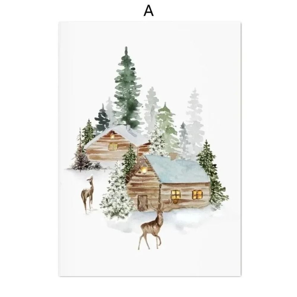 Vintage Christmas Metal Wall Decoration, Holiday Sticker Sign