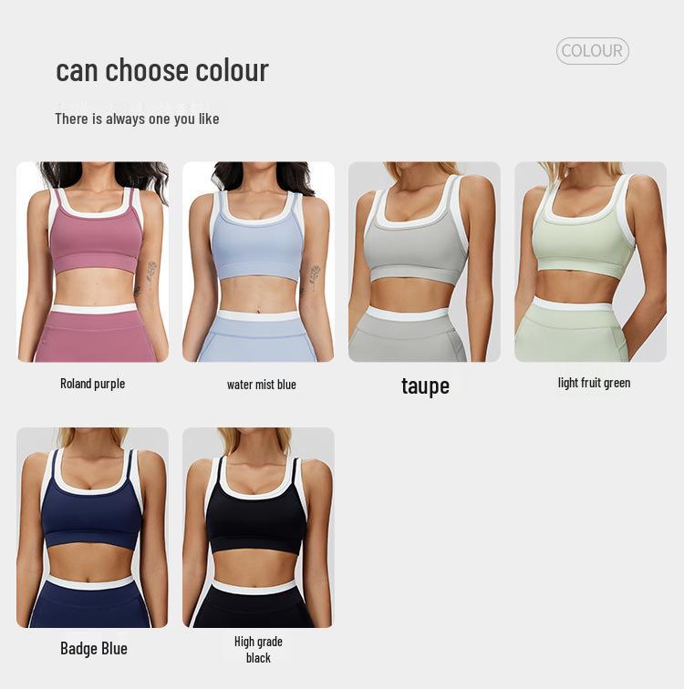 Completo da Yoga da Donna Transfrontaliero: Color Block Nude Feel, Vita Alta Costolata, Abbigliamento Sportivo Fitness Versatile